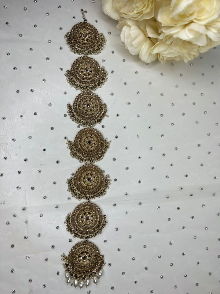Braid Golden Choti Hair Accessories