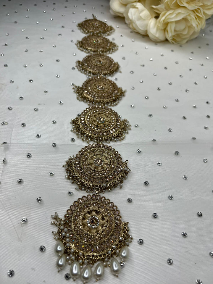 Braid Golden Choti Hair Accessories