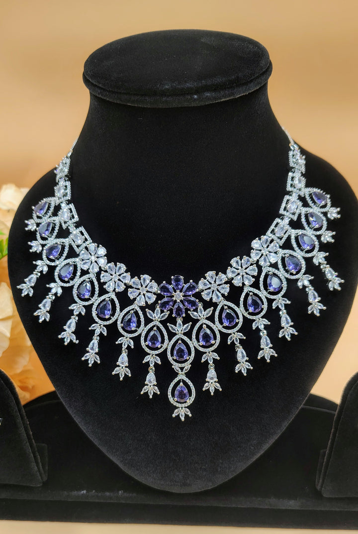 Pravya AD Necklace Set