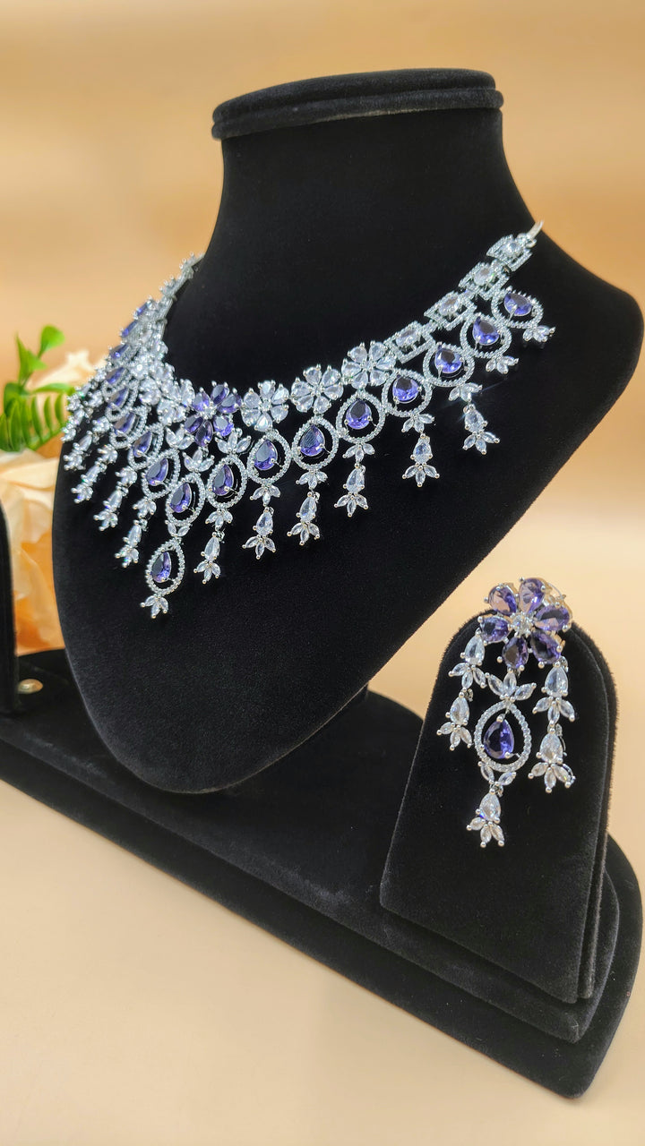 Pravya AD Necklace Set