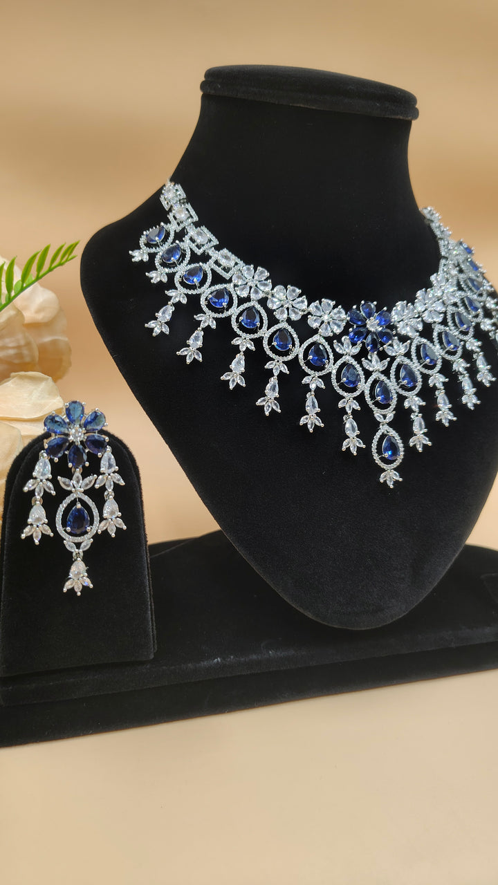 Pravya AD Necklace Set