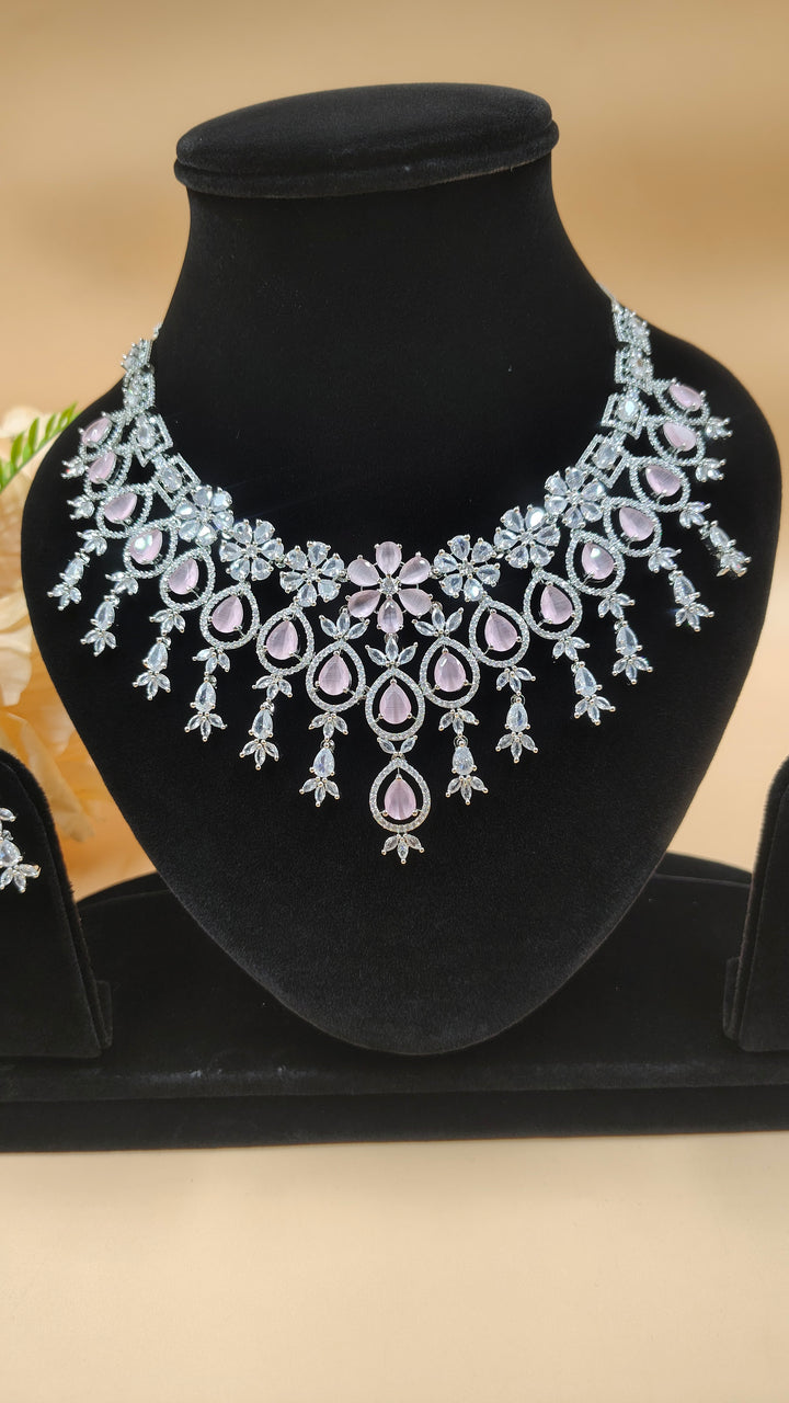 Pravya AD Necklace Set