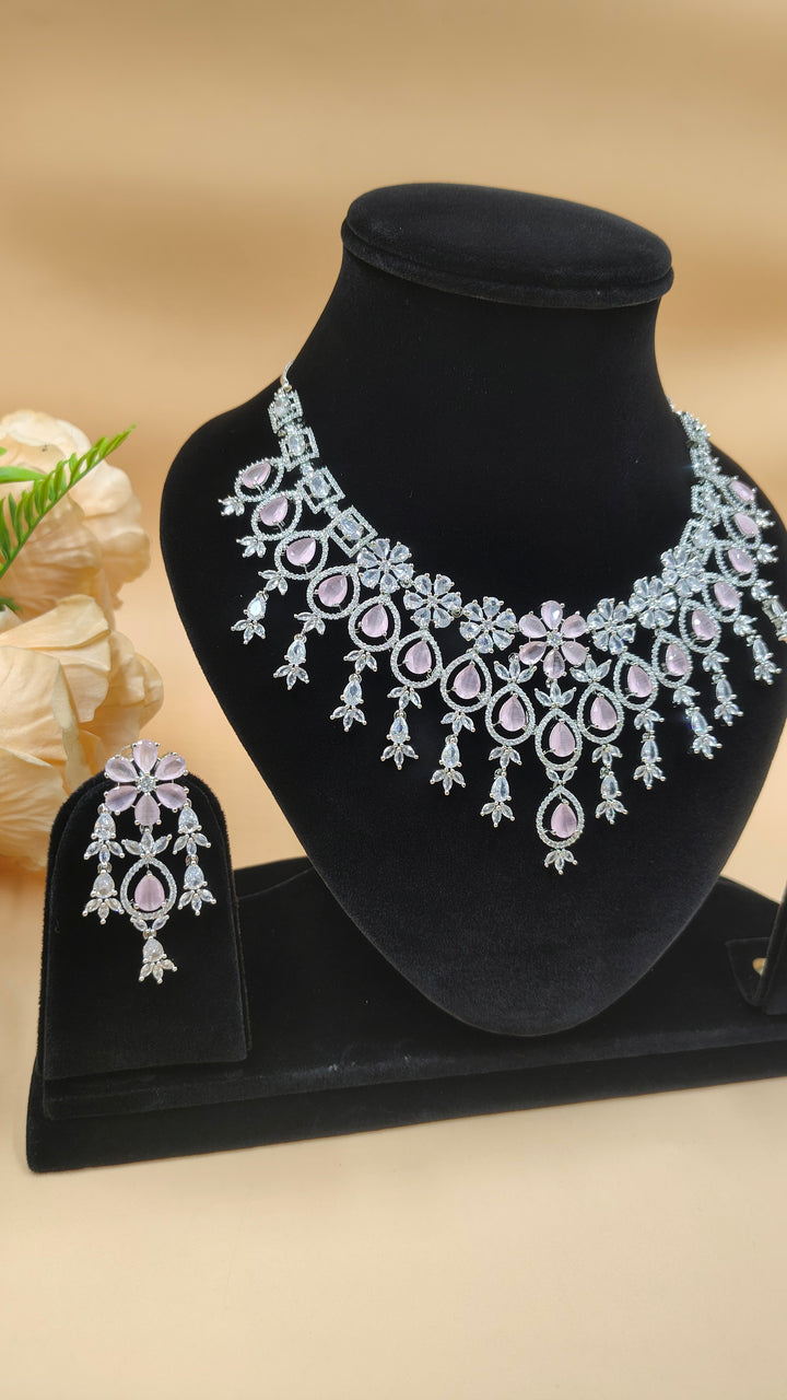 Pravya AD Necklace Set