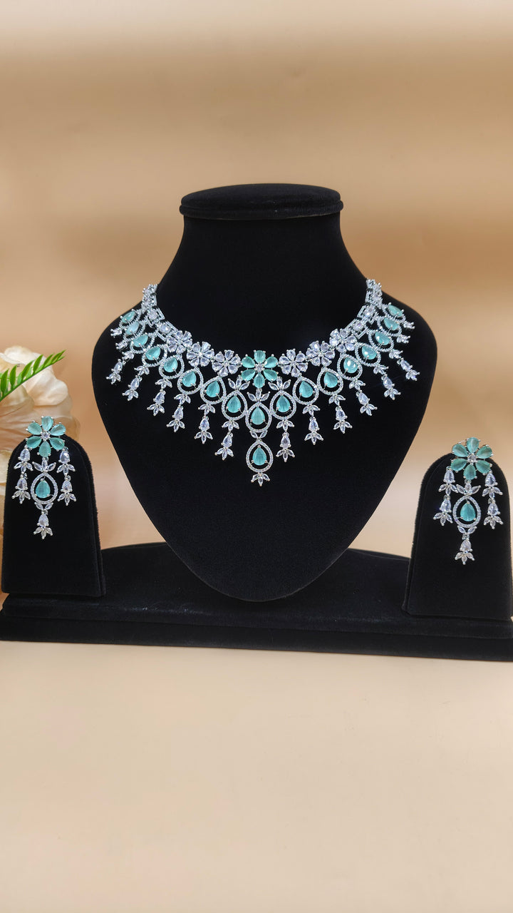 Pravya AD Necklace Set