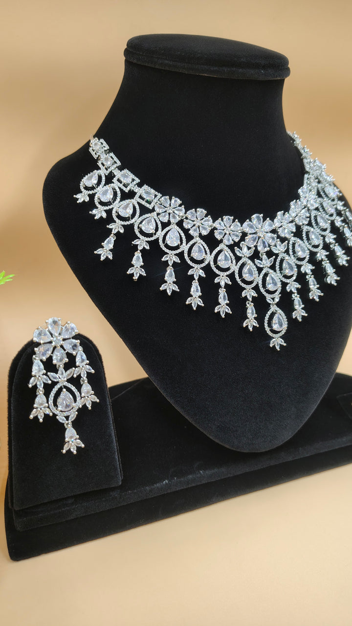 Pravya AD Necklace Set