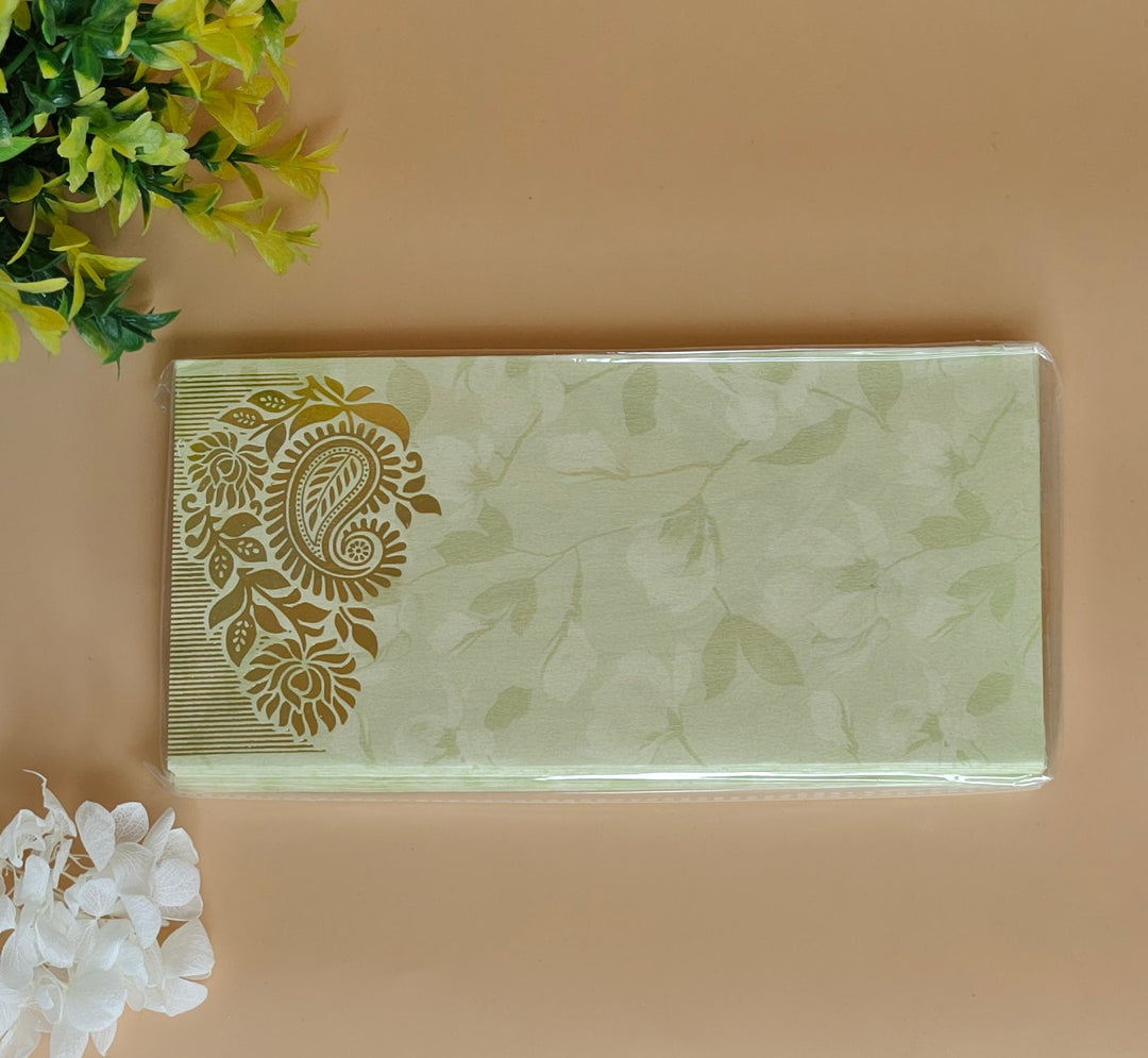 Shagun Gift Leaf Design Cash Envolopes