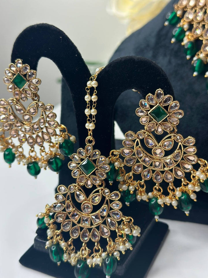 Aayesha Reverse Ad Polki Necklace