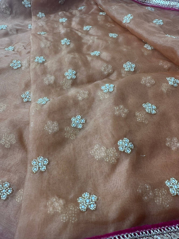 Traditional Embroidered Bridal Work Dupatta