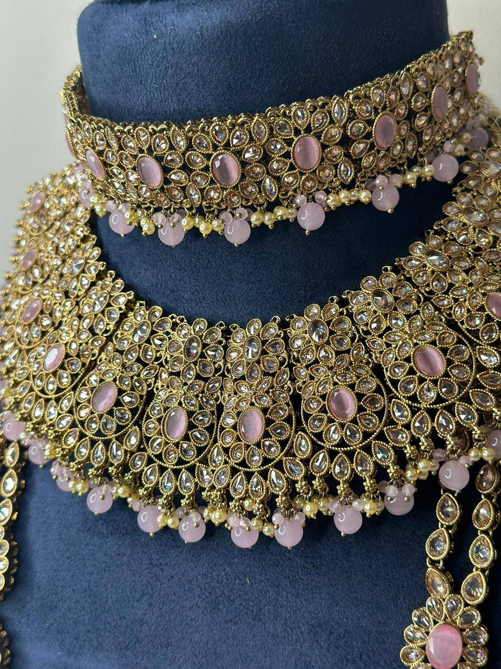 Gitanjali Reverse Ad Bridal Necklace