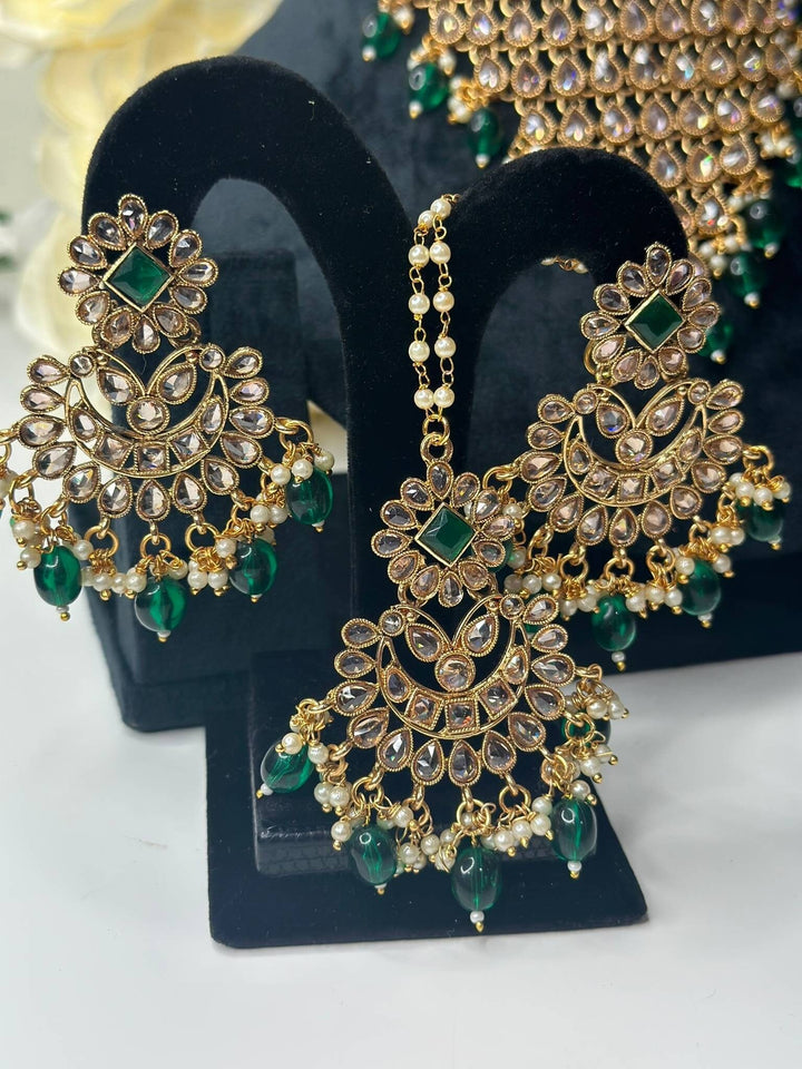 Aayesha Reverse Ad Polki Necklace