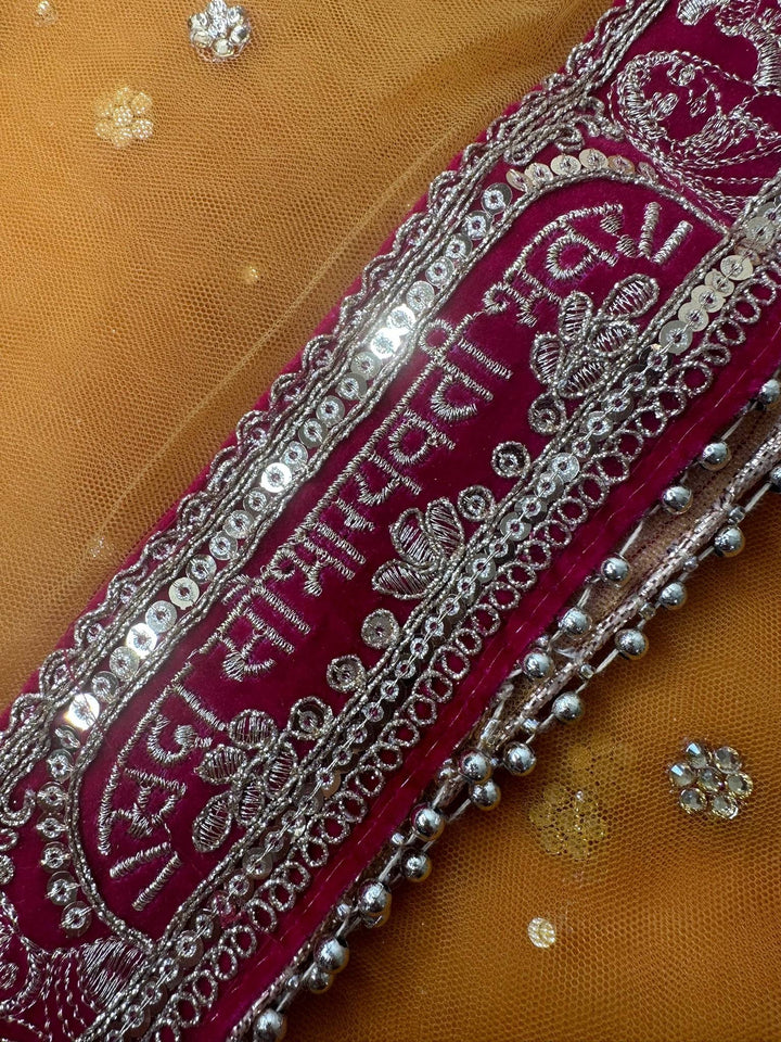 Traditional Embroidered Work Bridal,Dupatta