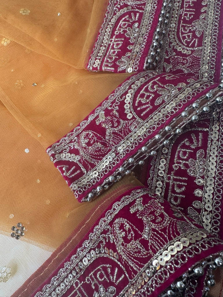 Traditional Embroidered Work Bridal,Dupatta