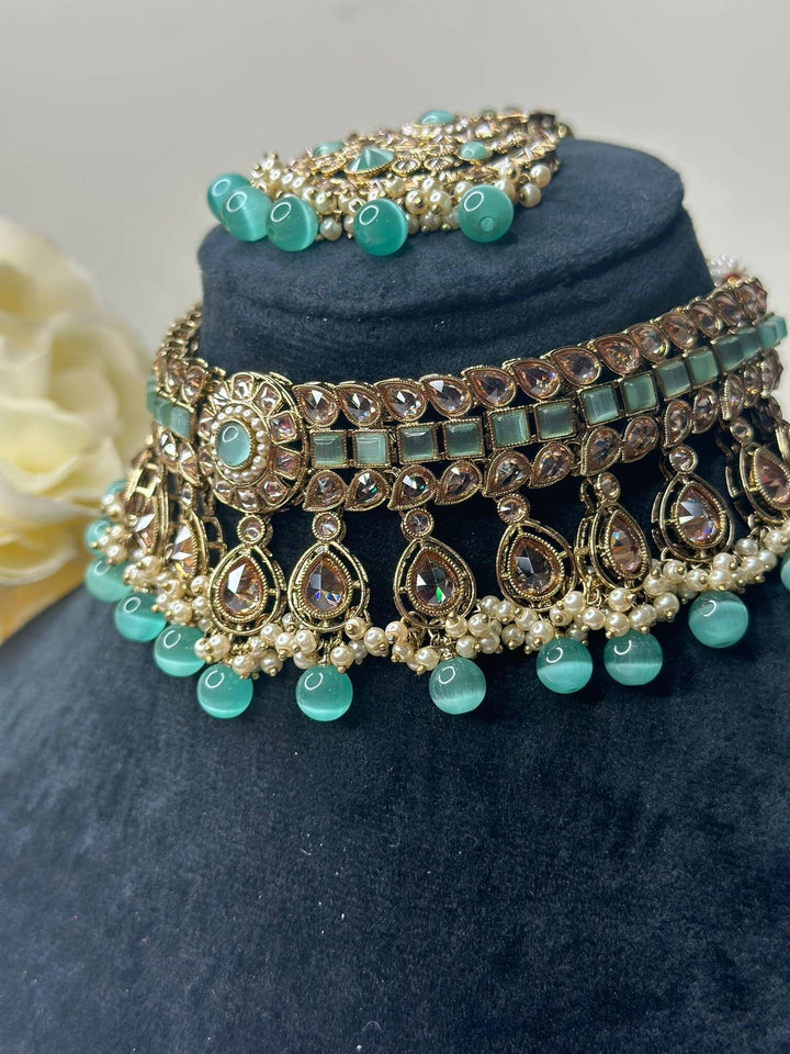 Nadia Polki Reverse AD Necklace