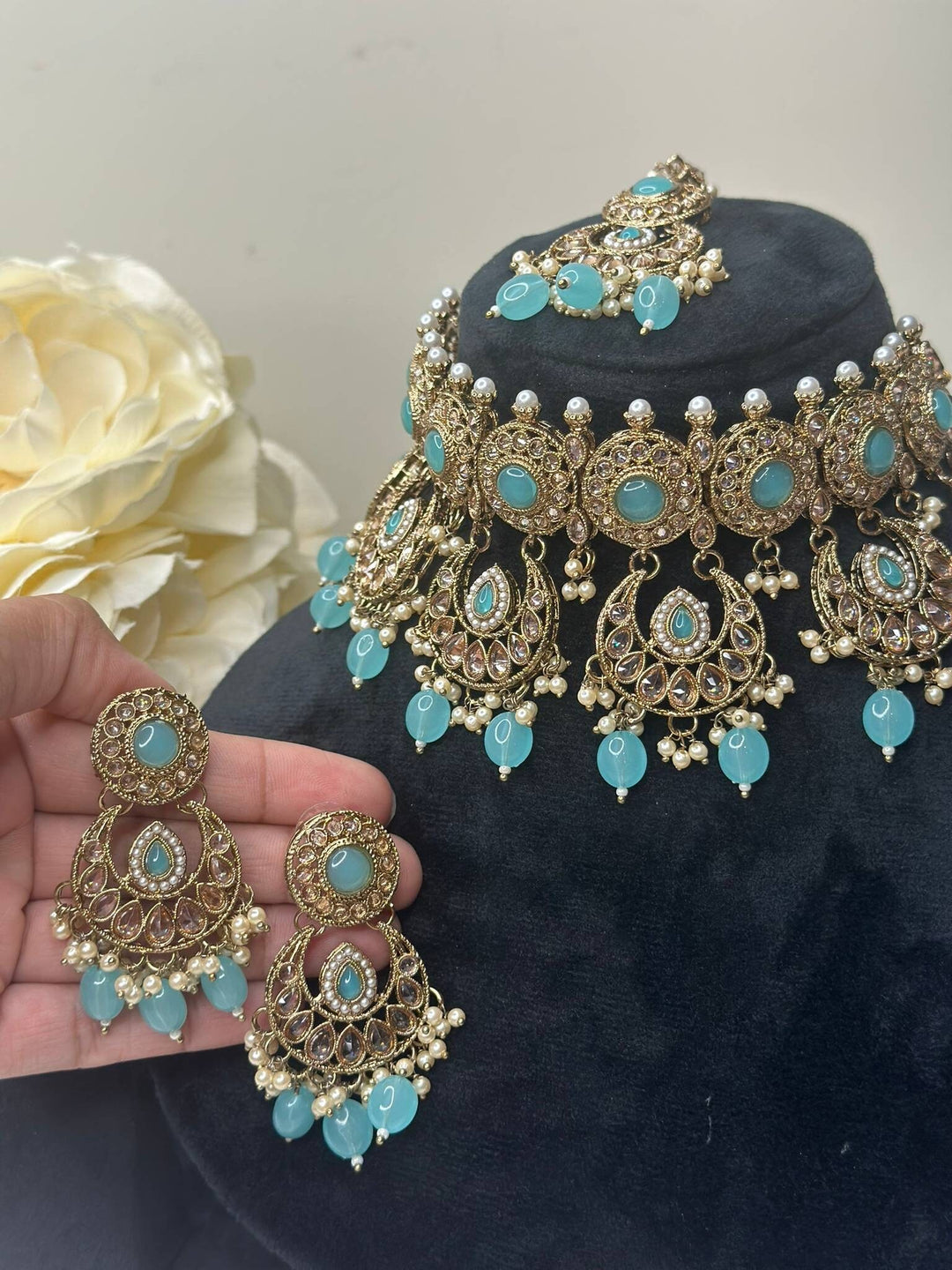 Kiran Polki Reverse AD  Necklace