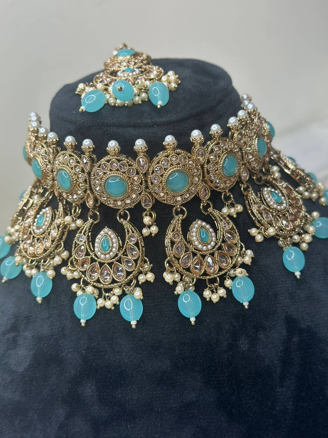 Kiran Polki Reverse AD  Necklace