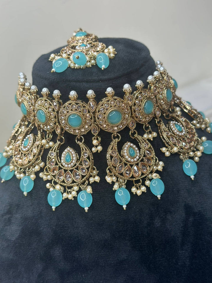 Kiran Polki Reverse AD  Necklace