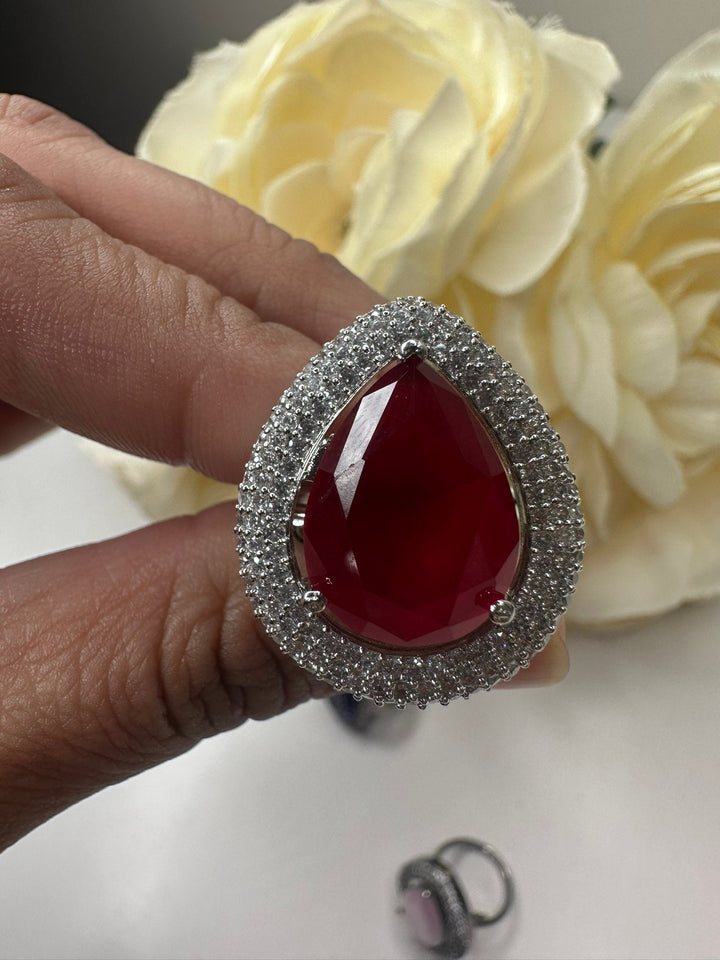 Suhani  AD Adjustable Ring