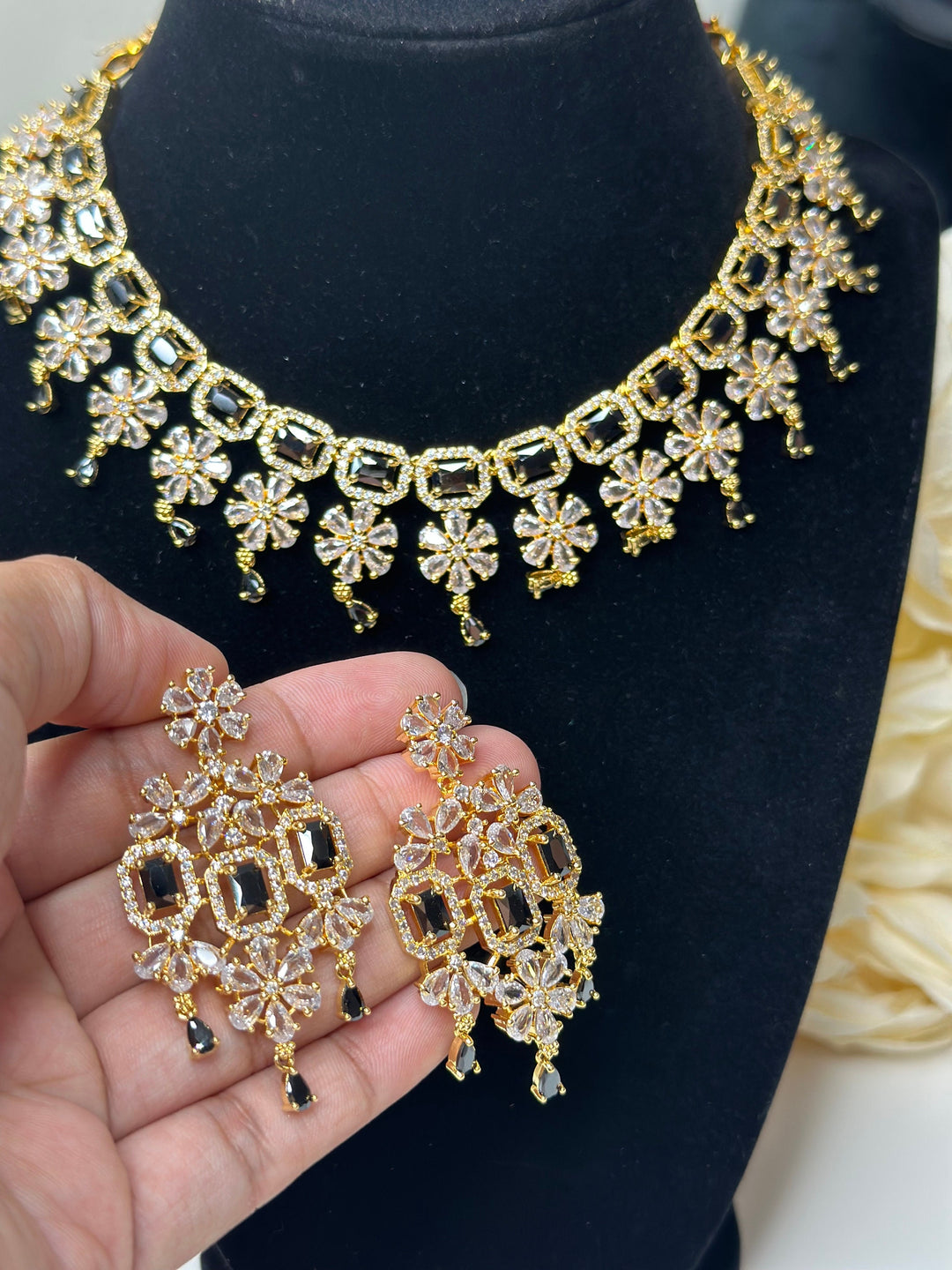 Riley CZ Necklace ADset041
