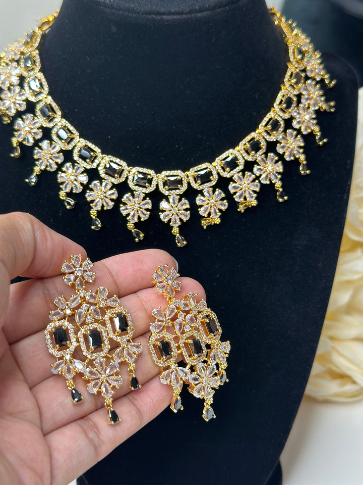 Riley CZ Necklace ADset041