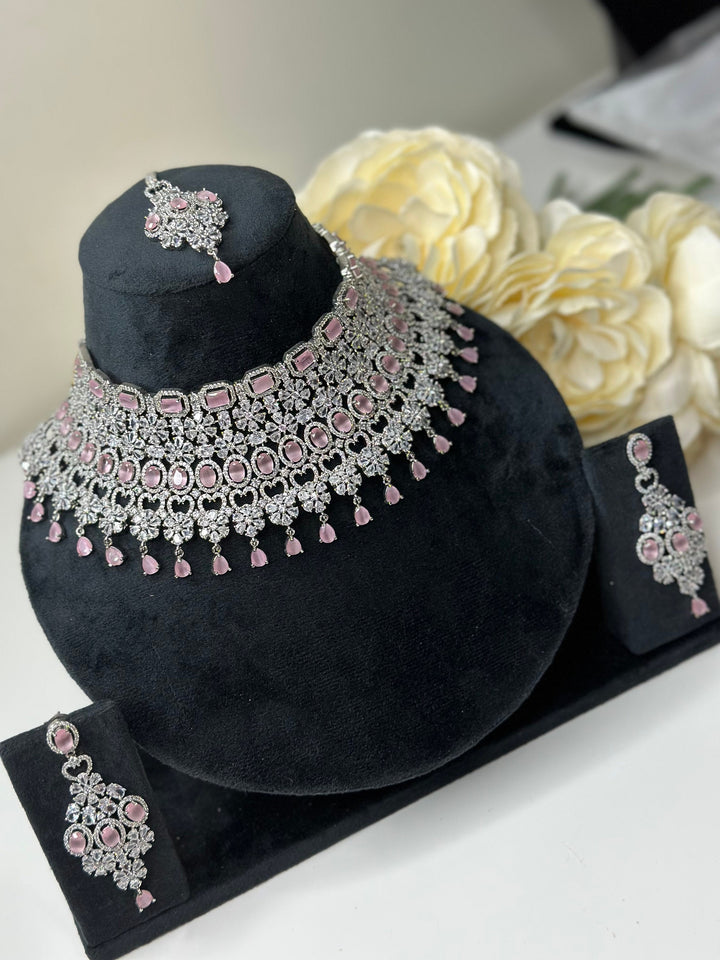 Jan CZ Necklace ADset012