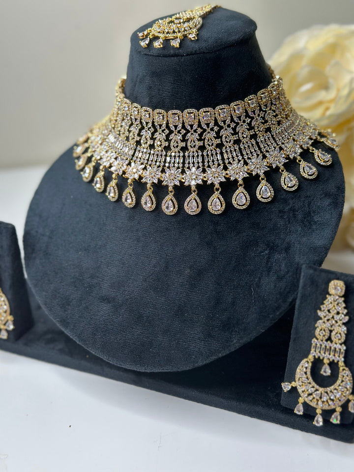 Jean CZ Necklace ADset025