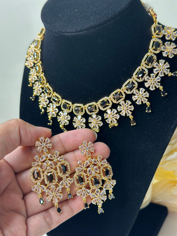 Riley CZ Necklace ADset041