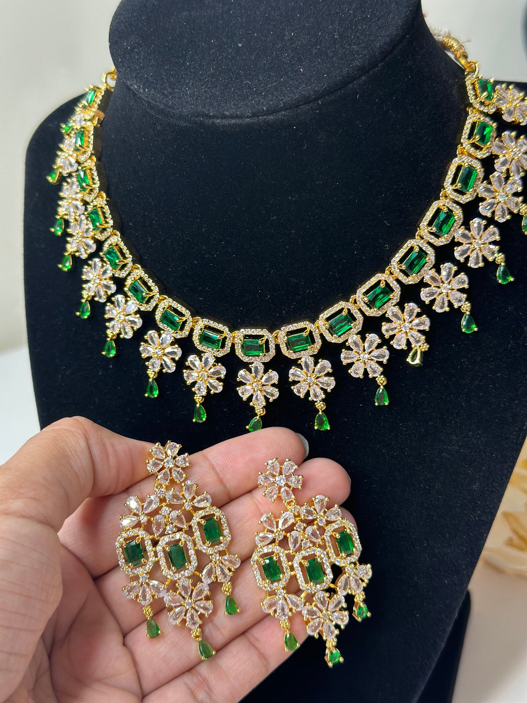 Riley CZ Necklace adset041