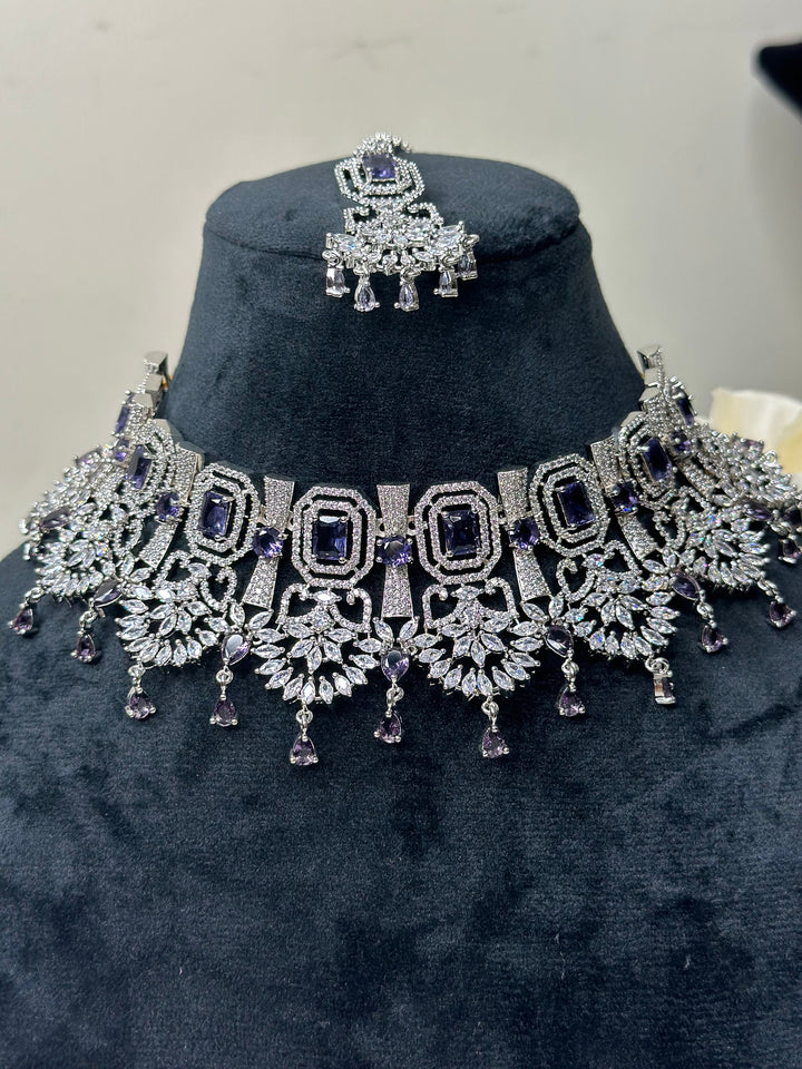 Aria CZ Necklace Adset015