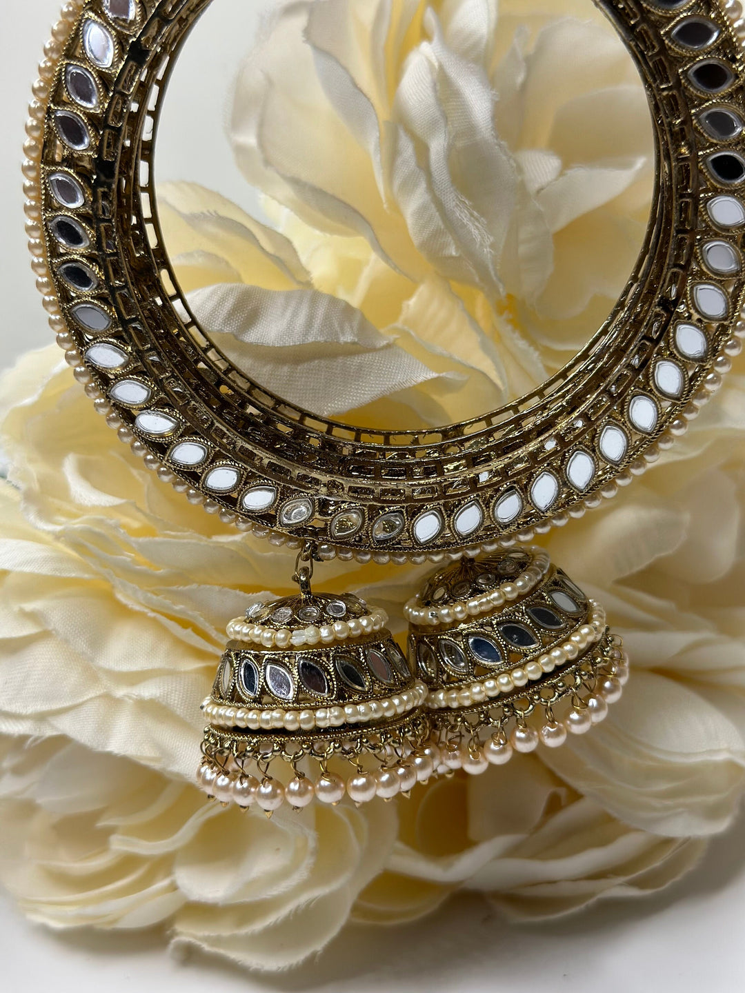 Designer Kundan Bangles Set