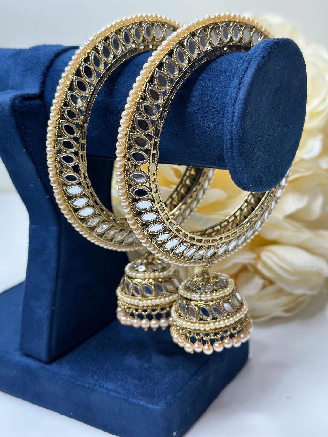 Designer Kundan Bangles Set