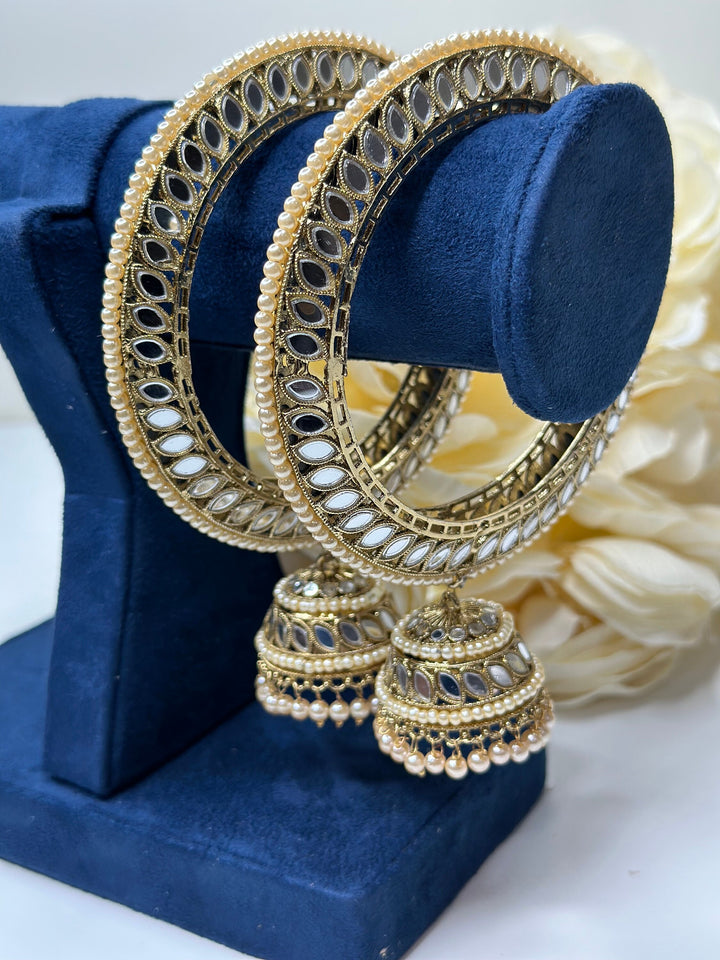 Designer Kundan Bangles Set