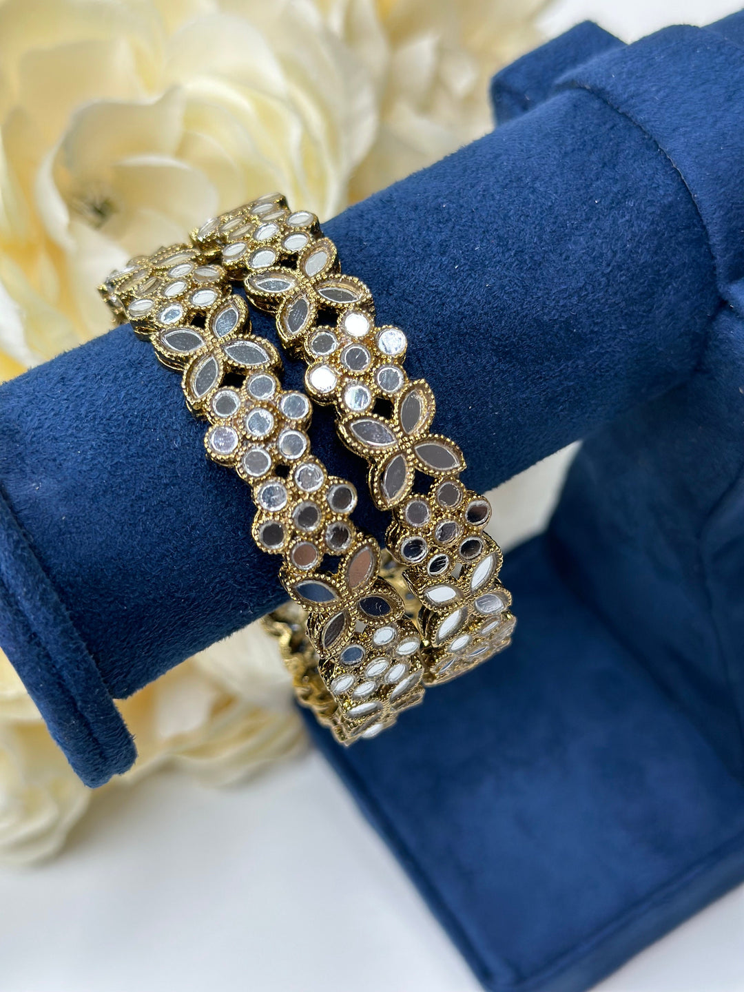 Designer Kundan Bangles set