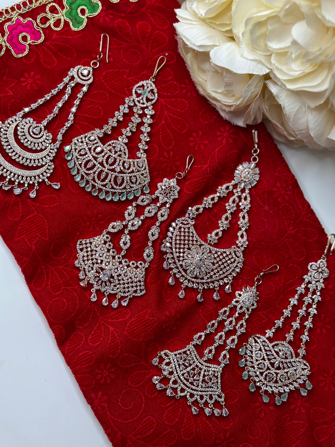 Handcrafted Pearl Wedding Jhoomar Passa