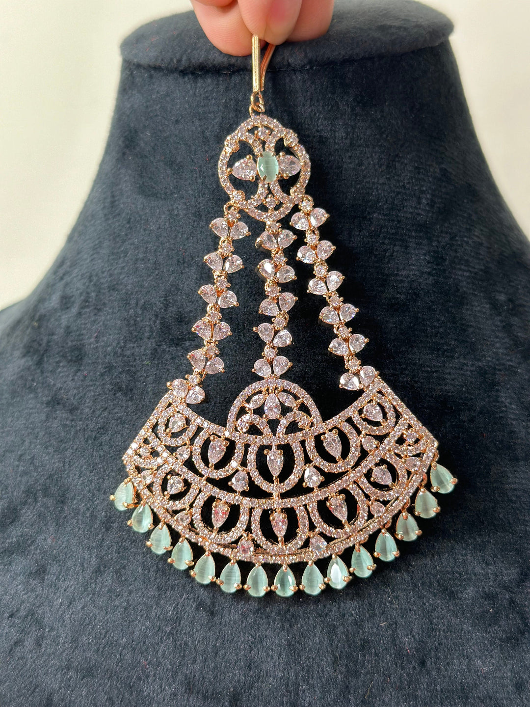 Handcrafted Pearl Wedding Jhoomar Passa