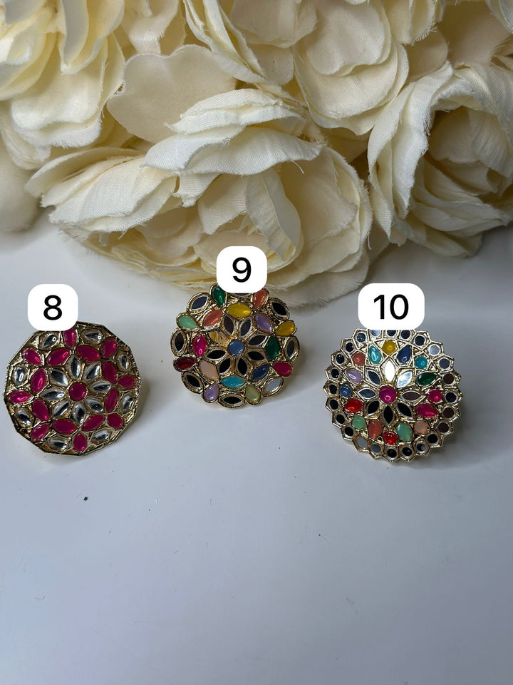 Heer Adjustable Multi Design Ring
