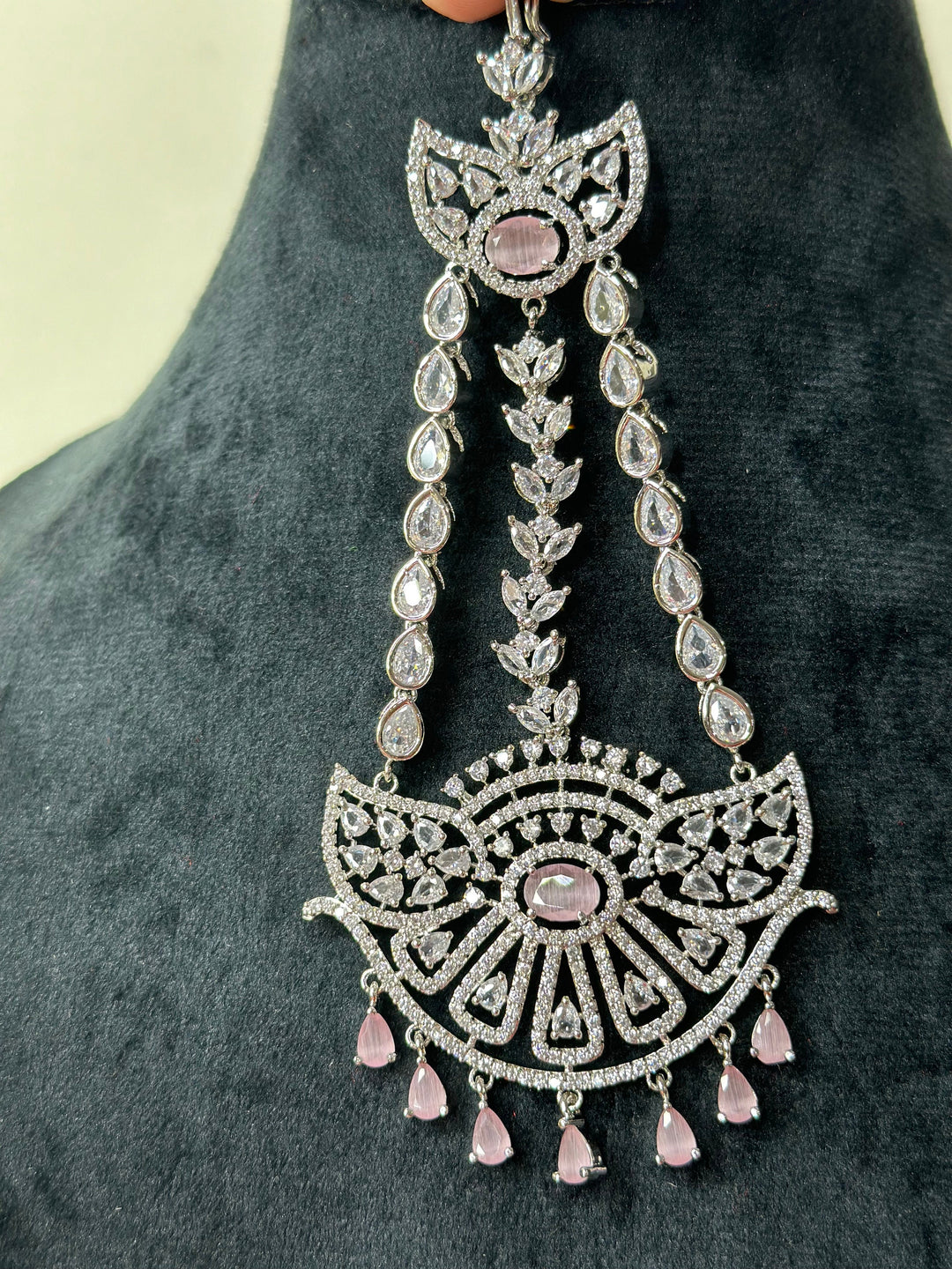 Vintage Pearl Bridal Hair Jhoomar Paasa