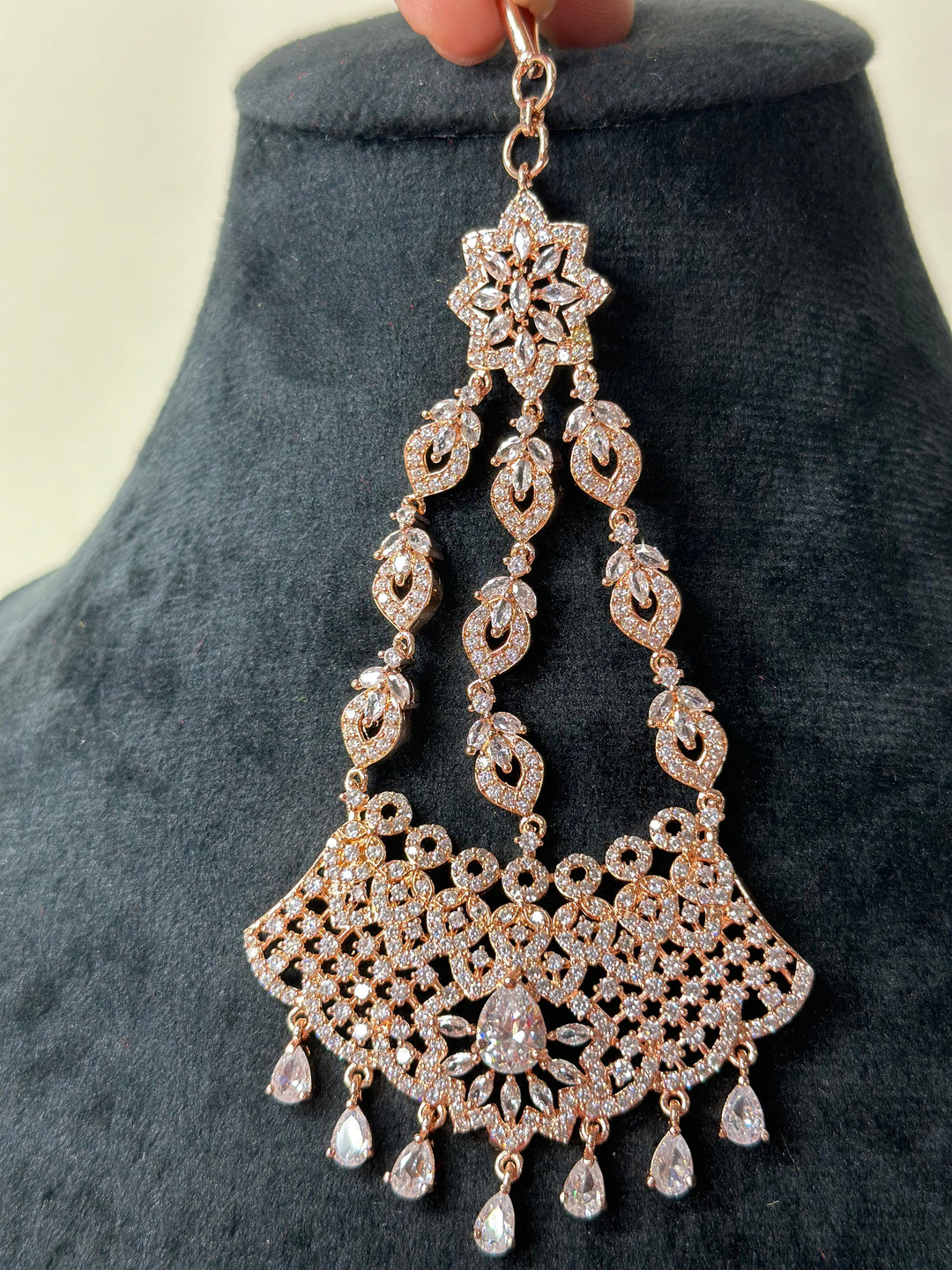 Handcrafted Pearl Wedding Jhoomar Passa