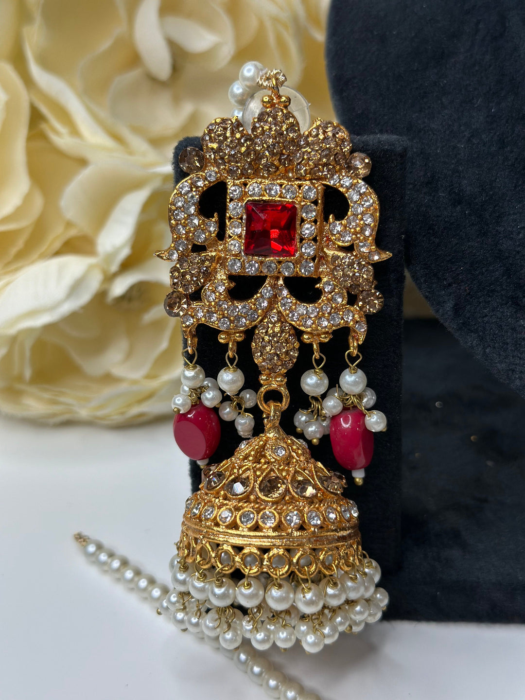 Nusrat Reverse Ad Polki Necklace Set