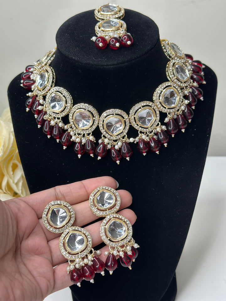 Karuna Polki Kundan Necklace
