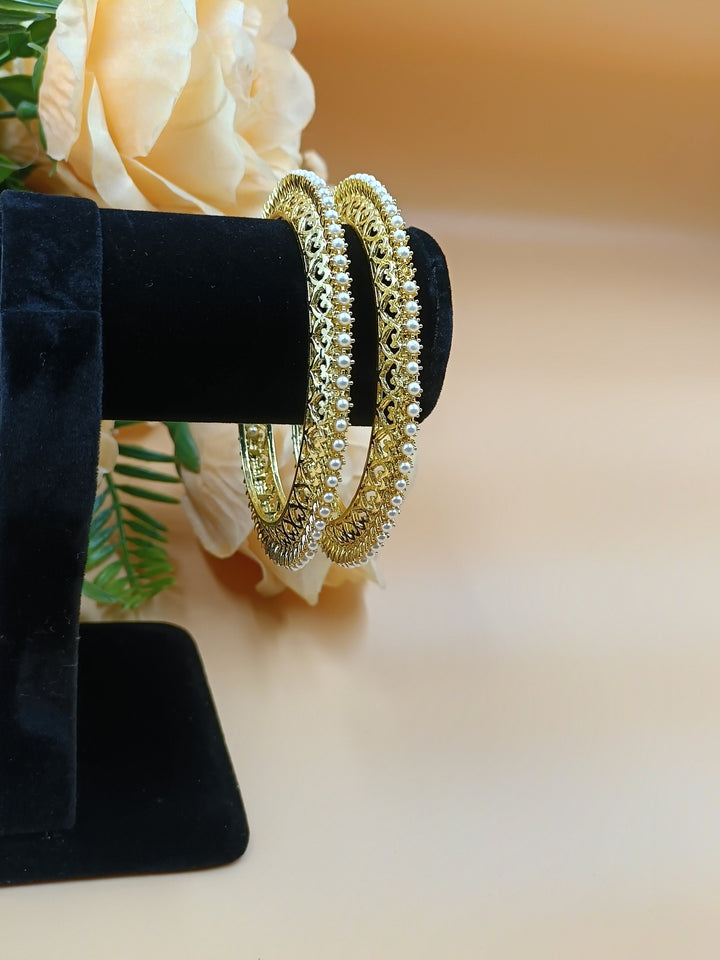 Designer Style Statement Pearl Bangles