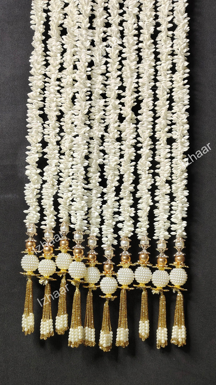 Elaichi Flower Garland With Latkan ( Pack of 5 Strings)