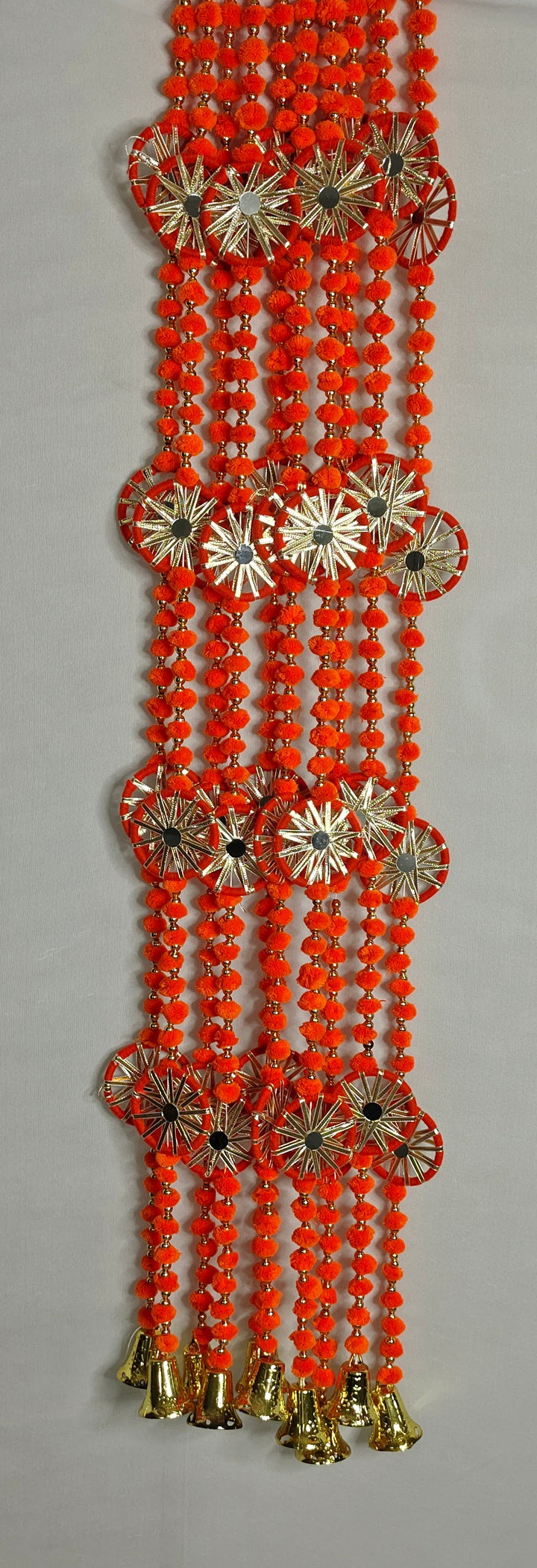 Pom Pom Garland With Chakri (Pack of 5 Strings)