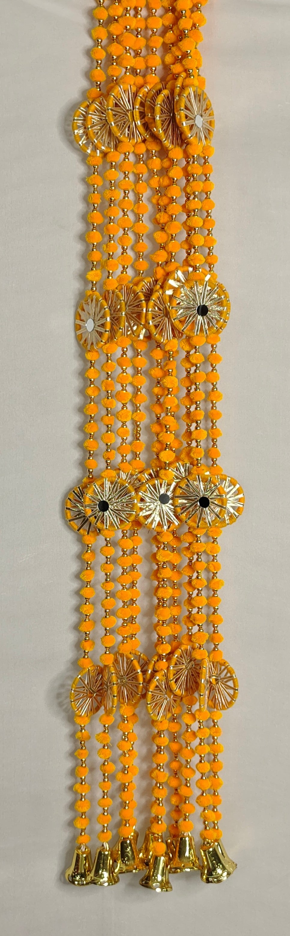 Pom Pom Garland With Chakri (Pack of 5 Strings)