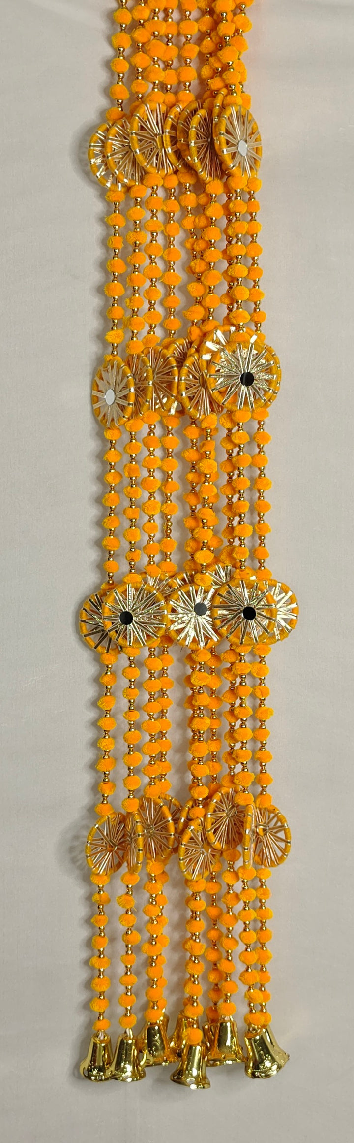 Pom Pom Garland With Chakri (Pack of 5 Strings)