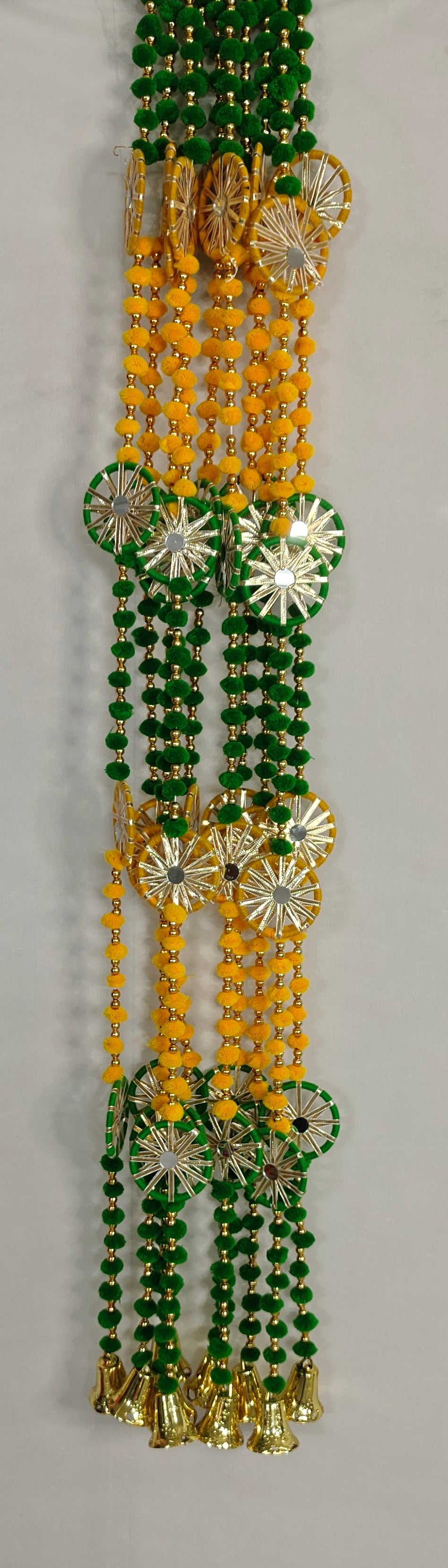 Pom Pom Garland With Chakri (Pack of 5 Strings)