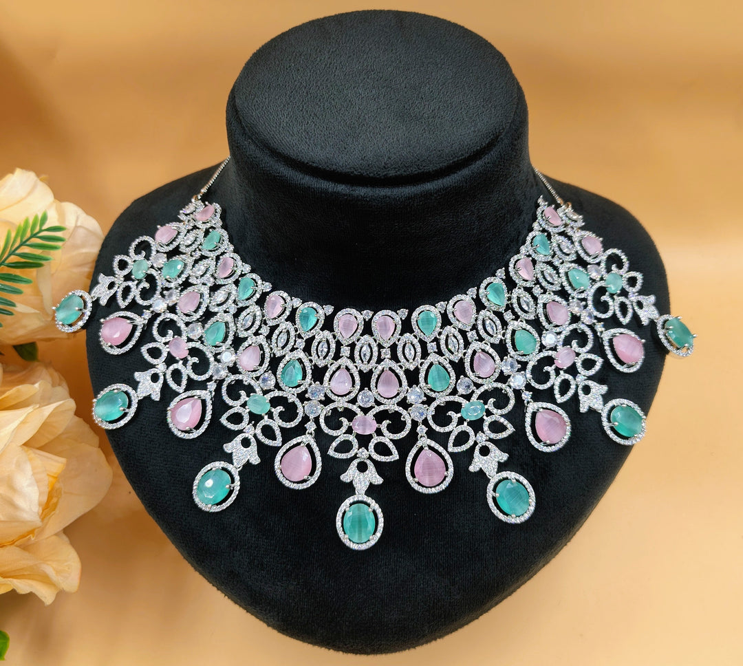 Joy CZ Necklace Set ADset010