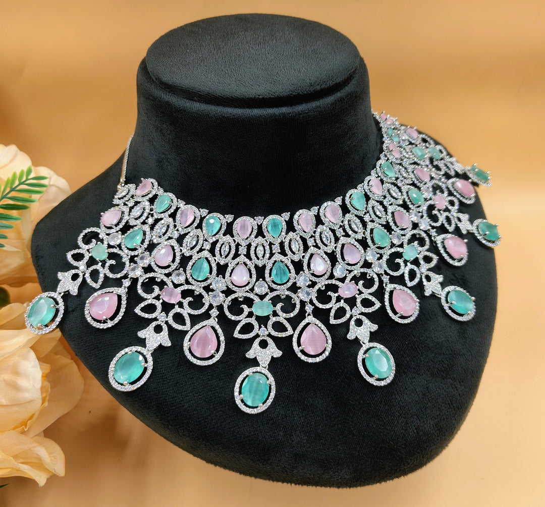 Joy CZ Necklace Set ADset010