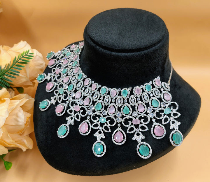 Joy CZ Necklace Set ADset010