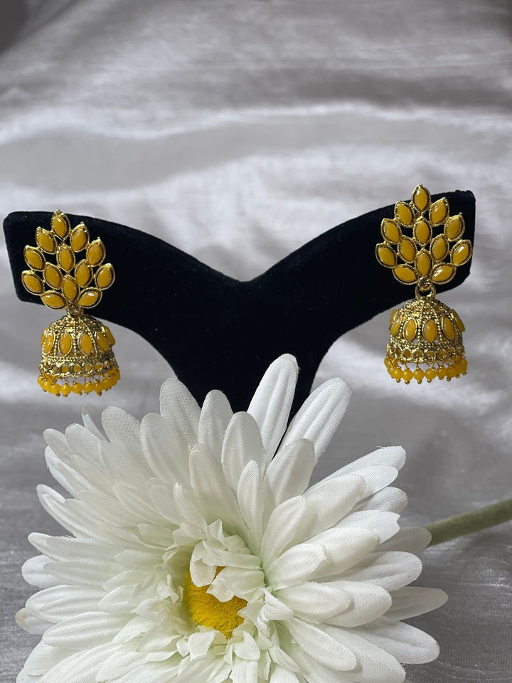 Handcrafted Brass Jhumka Earrings Set