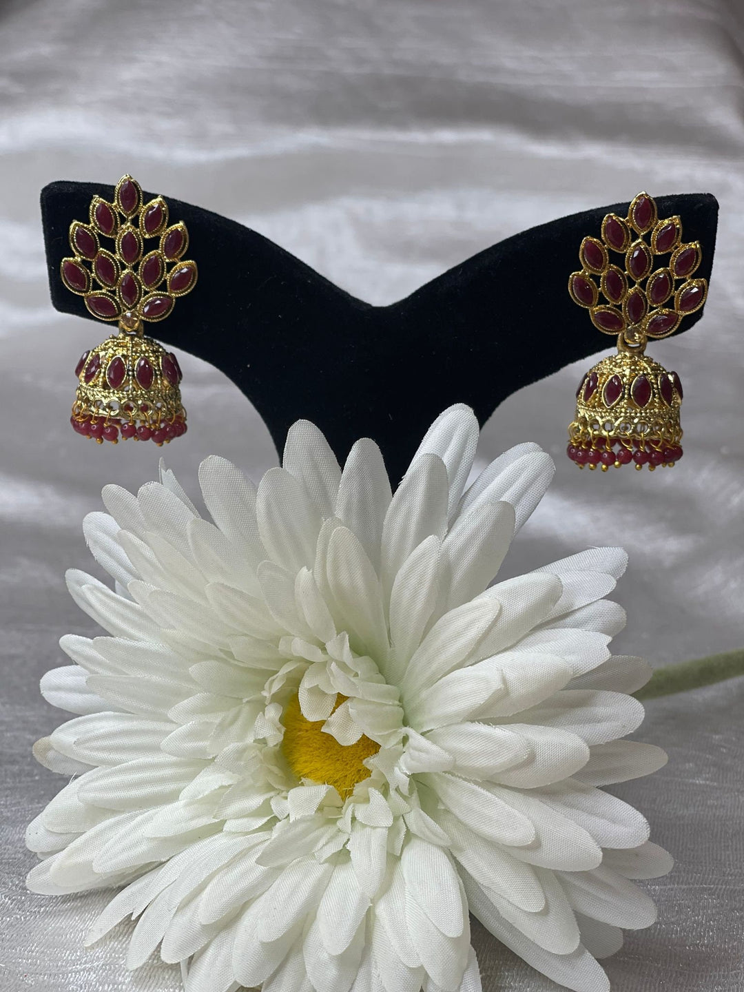 Handcrafted Brass Jhumka Earrings Set